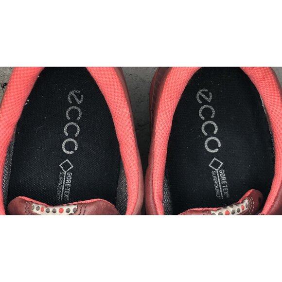 ECCO Maroon Yak Leather Goretex Spineless Golf Shoes Women's Size EU 41 US 10 - Picture 9 of 9